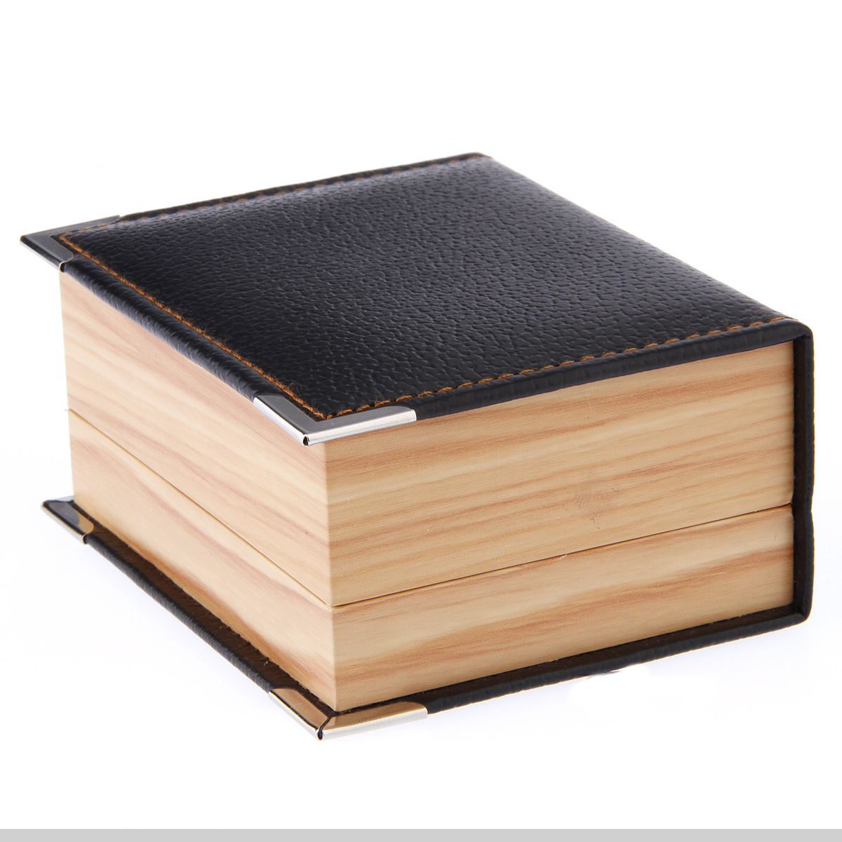 High Grade Wood Grain Paper  Pu Leather Cuff Box Excluding Cuff