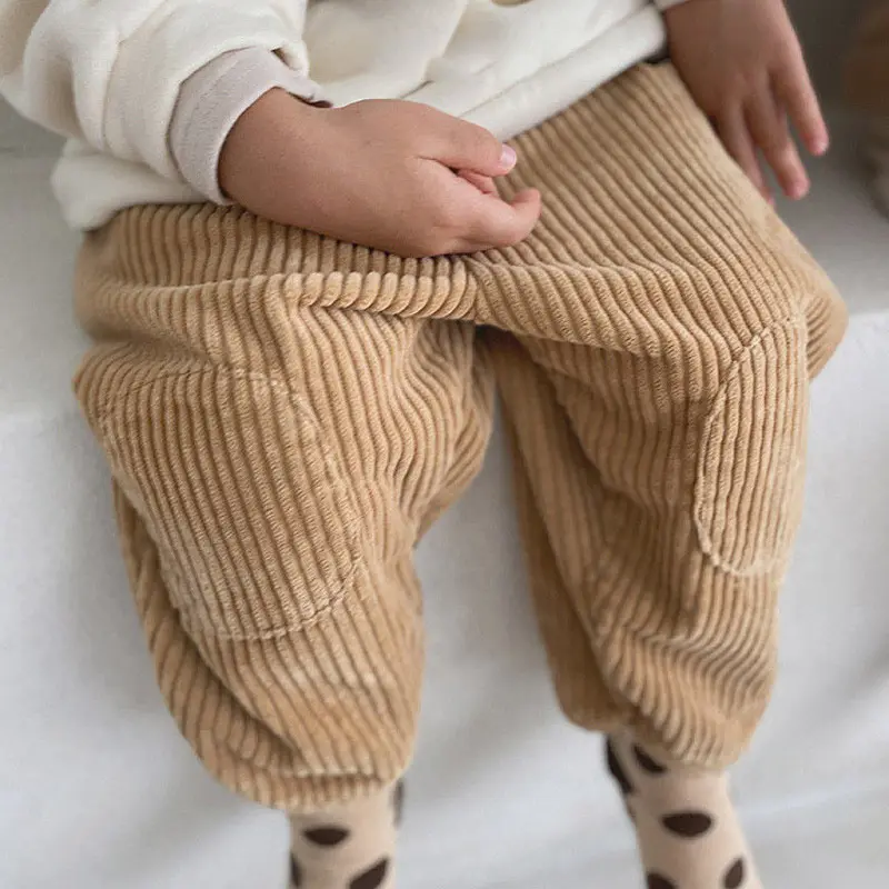 All-match Cotton Patch Casual Carrot Pants