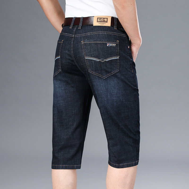 Cropped Jeans Business Loose Straight Leg