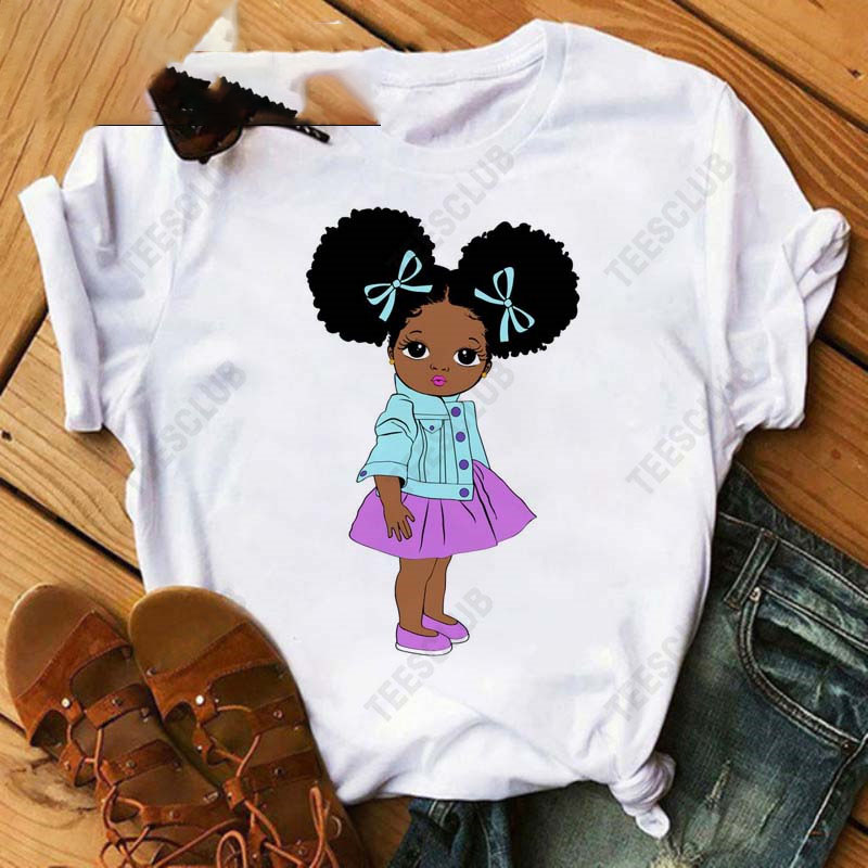 Title 3, Black African Curly Girl T-Shirt