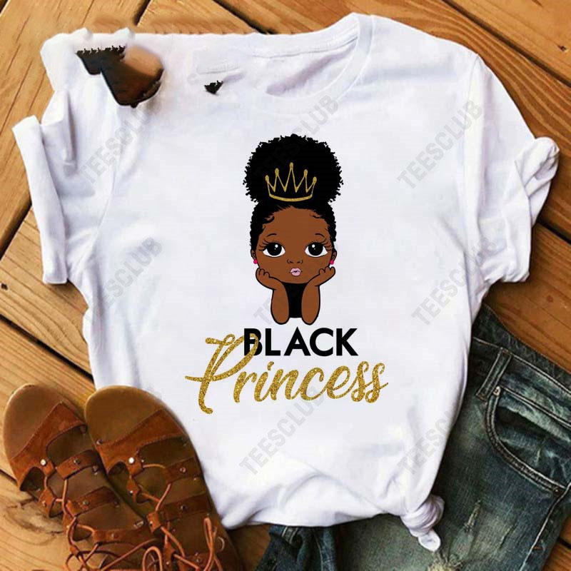 Title 19, Black African Curly Girl T-Shirt