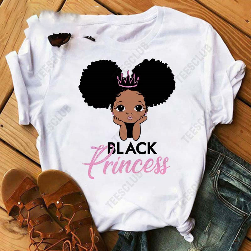 Title 16, Black African Curly Girl T-Shirt