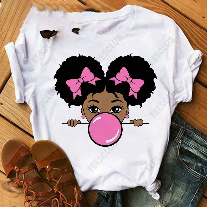 Title 17, Black African Curly Girl T-Shirt