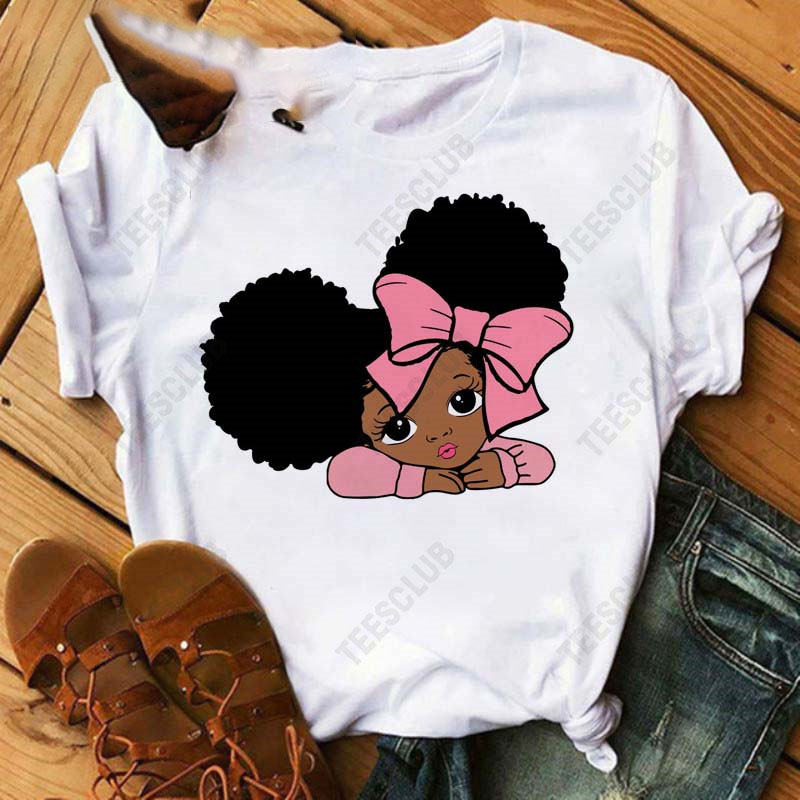 Title 27, Black African Curly Girl T-Shirt