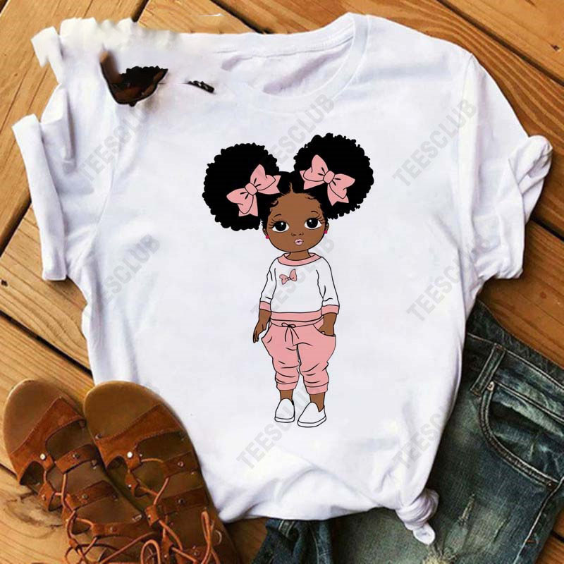 Title 25, Black African Curly Girl T-Shirt