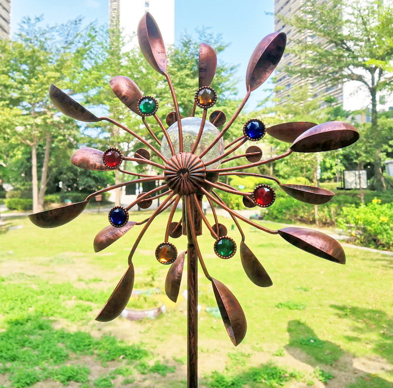Amazon Hot Selling Garden Plug-In With Solar Glass Ball — foto 2