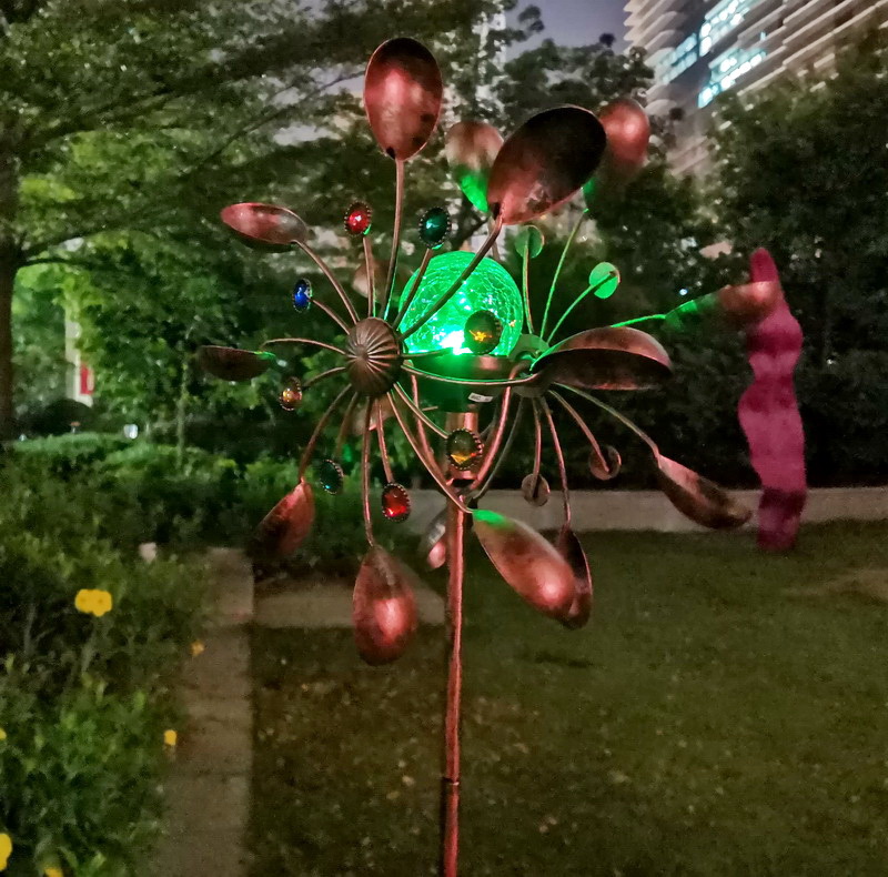 Amazon Hot Selling Garden Plug-In With Solar Glass Ball — foto 6