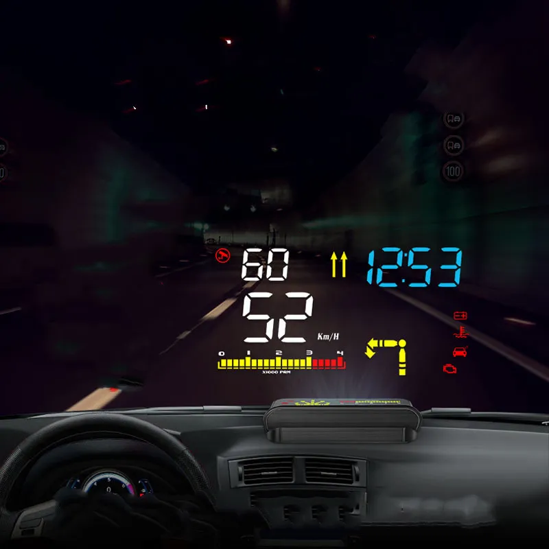 Automobile Obd Speed Navigation Integrated Projector Hud Head-Up Display
