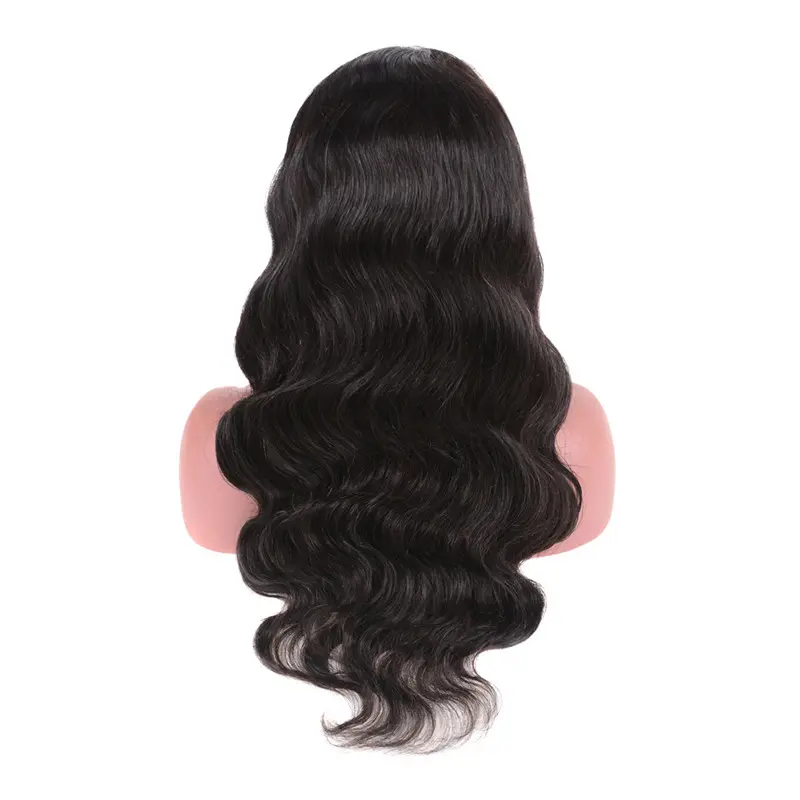 Natural Color Full Human Hair Wig Headgear 13x4 Front