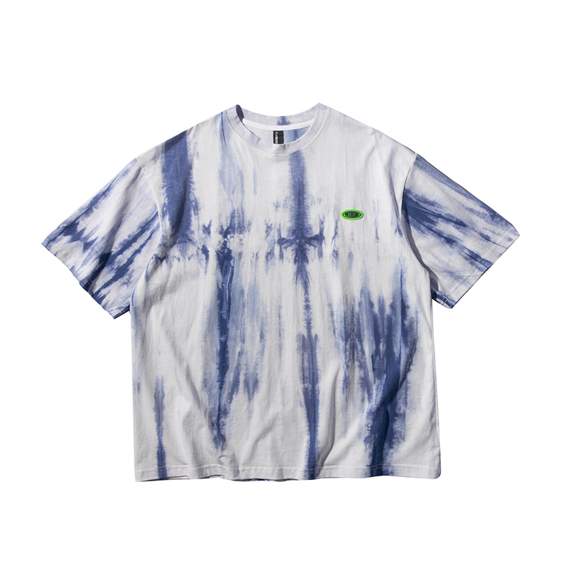 Title 2, Summer Original Trend American Blue Tie-Dye Loo...