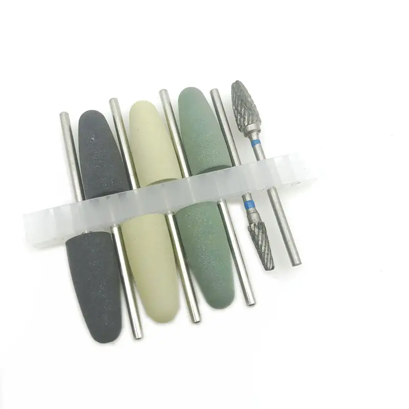Dental Base Resin Denture Grinding And Polishing Head Set