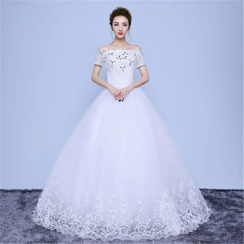 Wedding Dress Bridal Sleeves Was Thin