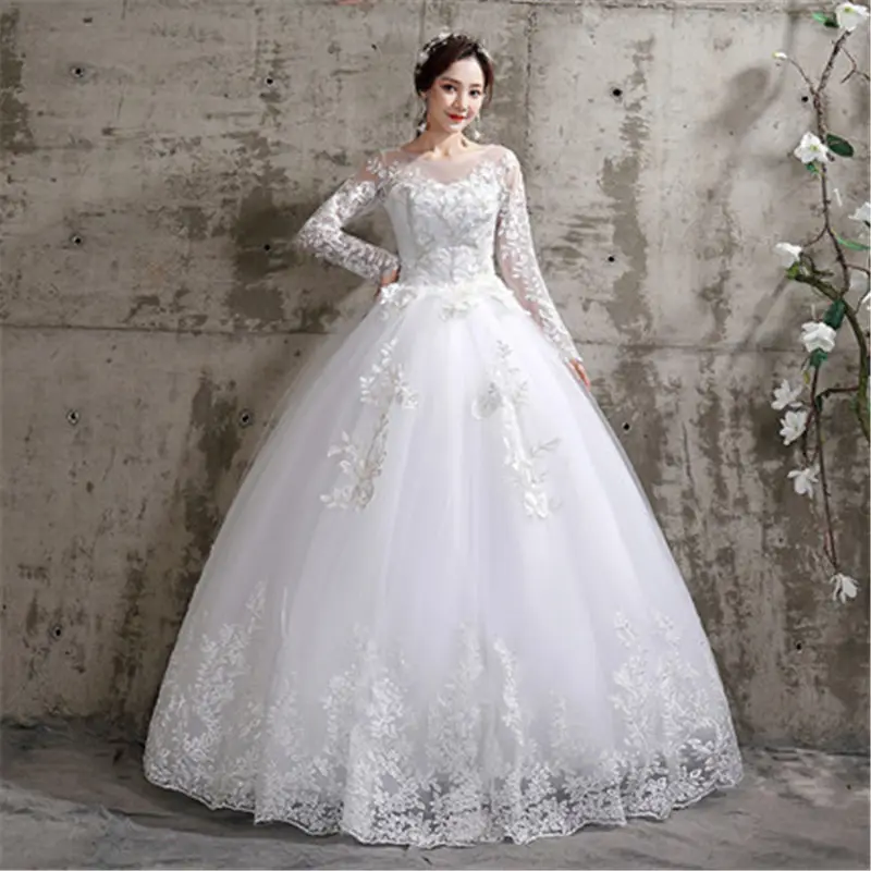 Wedding Dress Bridal Sleeves Was Thin