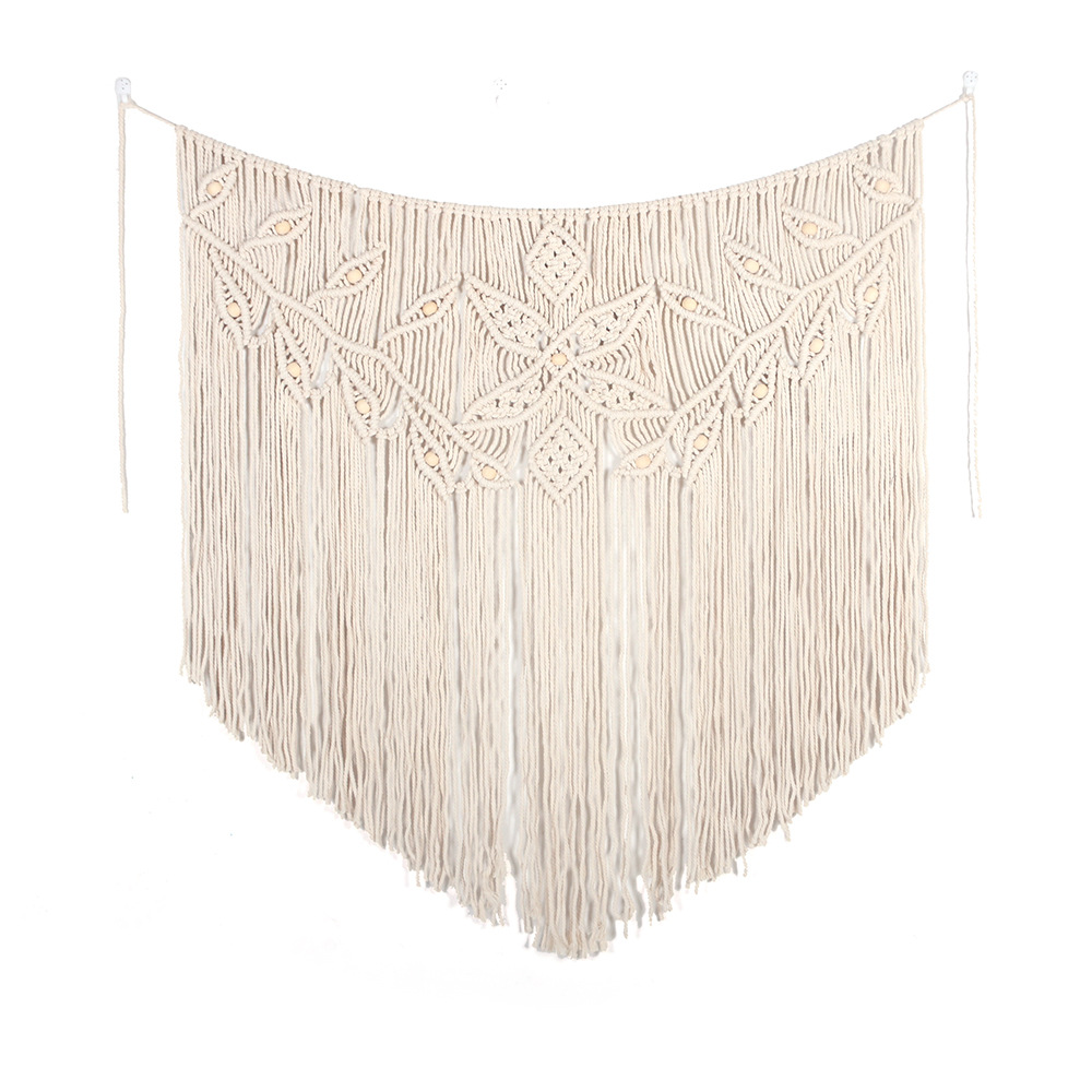 Hand-Woven Leaf Wall Hanging
