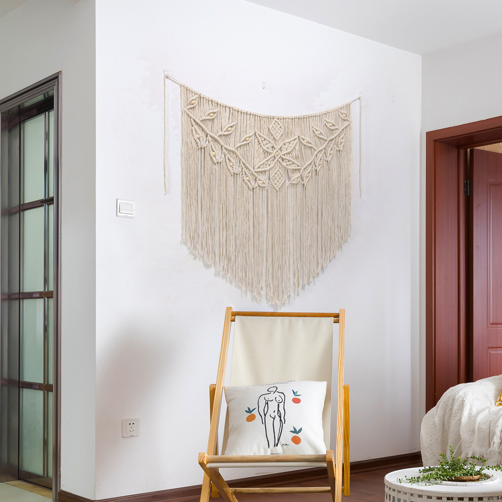 Hand-Woven Leaf Wall Hanging, picture 4 of 4