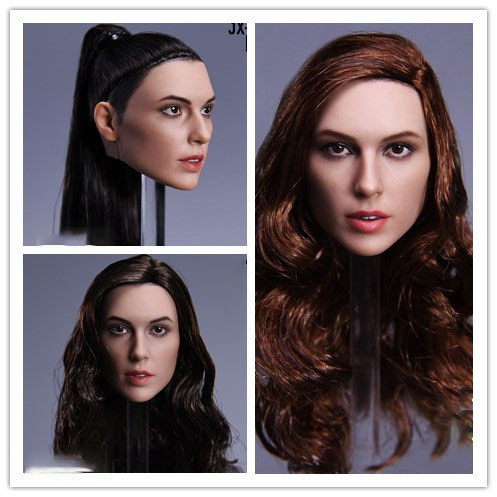 European And American Beauty Hair Transplant Head Sculpt Jx-09 — foto 5