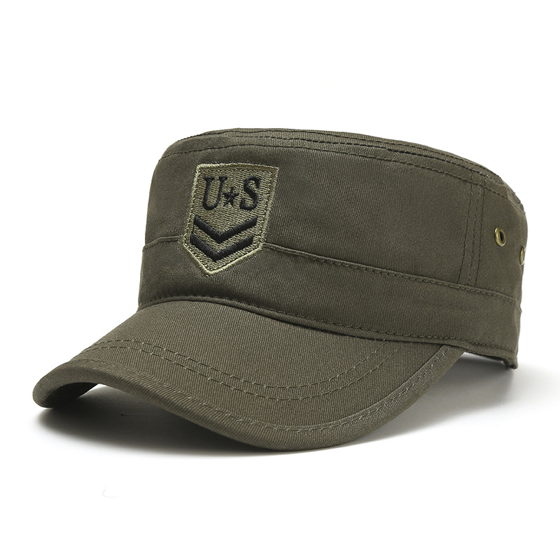 European And American Cross-Border US Outdoor Leisure Hat Cotton Flat Top Fishing Hat
