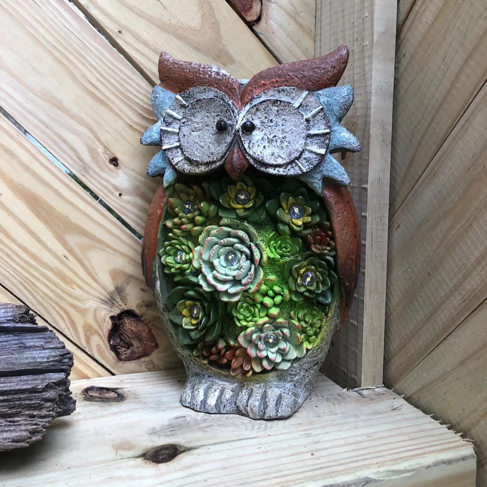 Solar Owl Led Light Outdoor Decorative Courtyard
