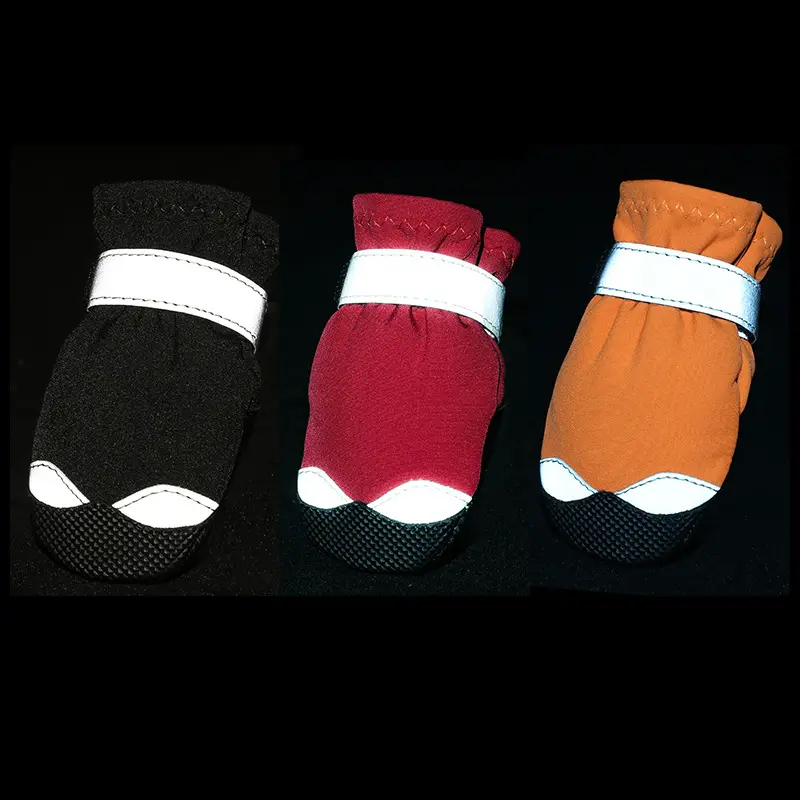 Winter Dog Shoes Reflective Warm Pet Boots