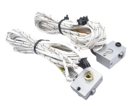 3D printer accessories E3DV6 new high temperature heating tube 12V 24V50WHT NTC100K heating kit