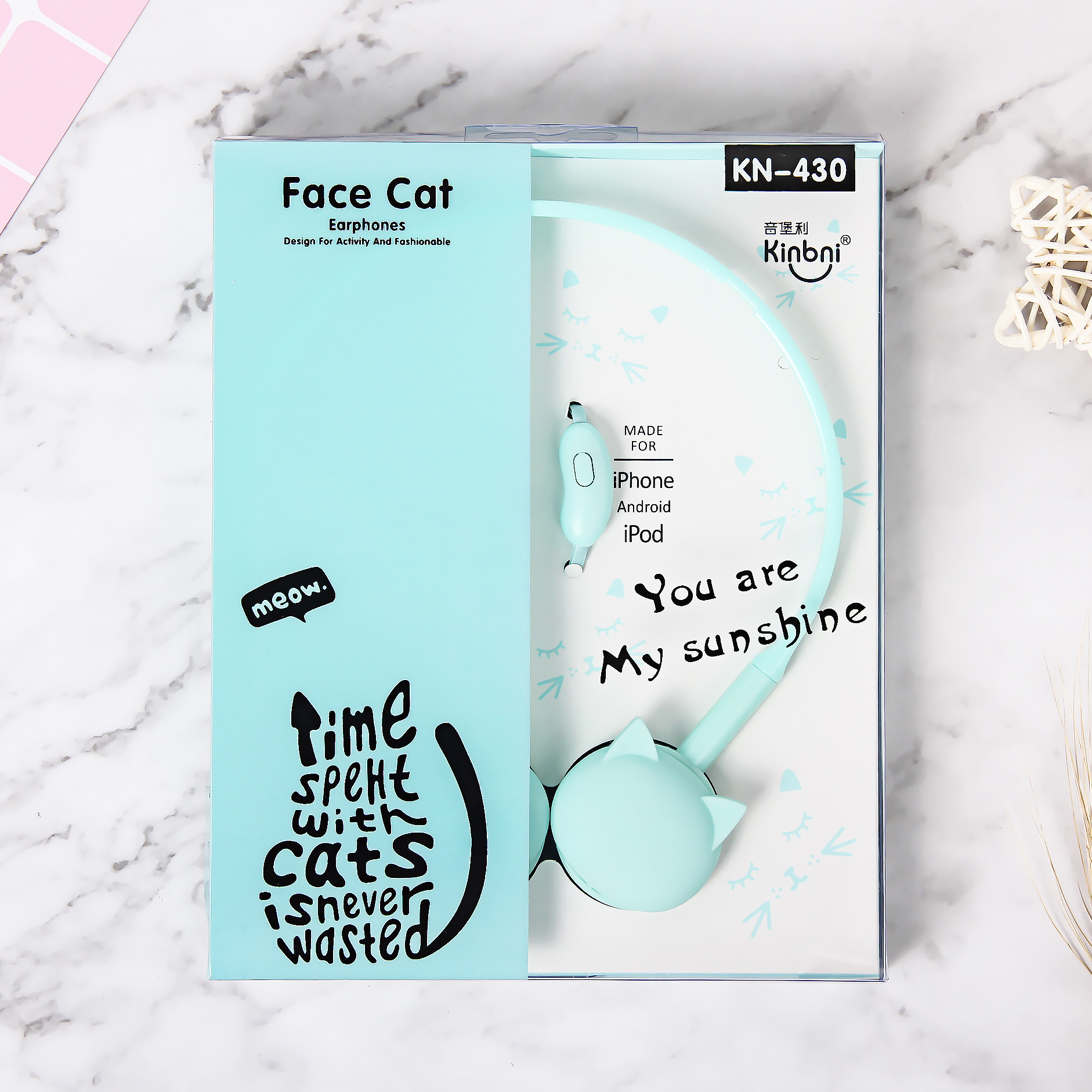 Cute Cartoon Animal Pattern Head-Mounted Voice Call Headset - Image 7