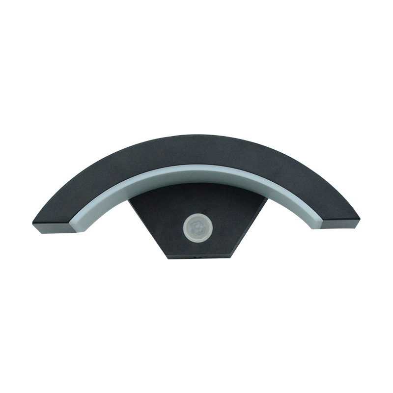 Led Wall Light Curved Moon Induction Wall Light - Image 1