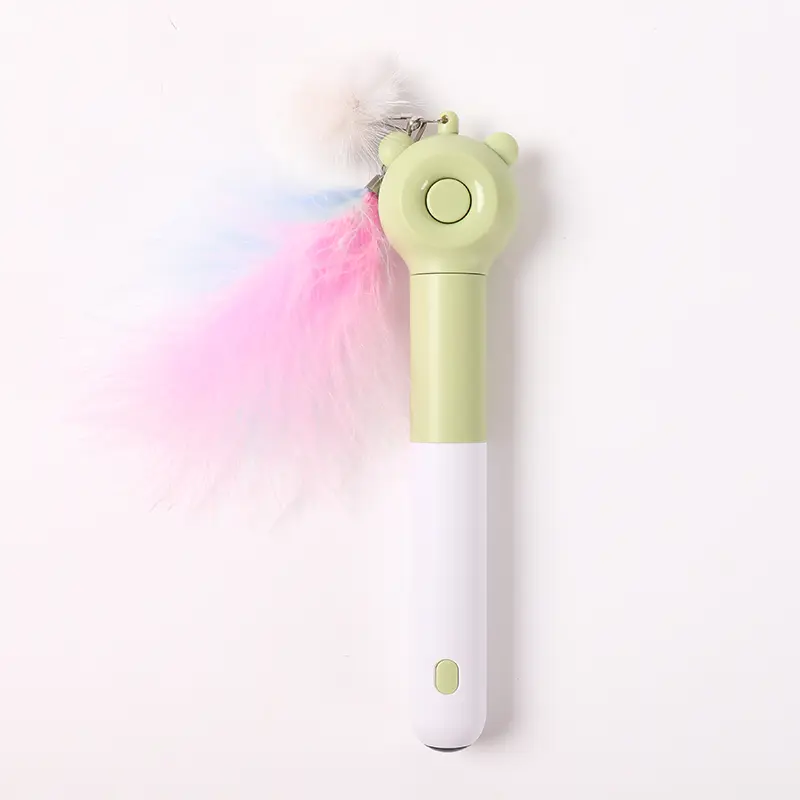 Cat Laser Self-Healing Sticks With Feather Bells