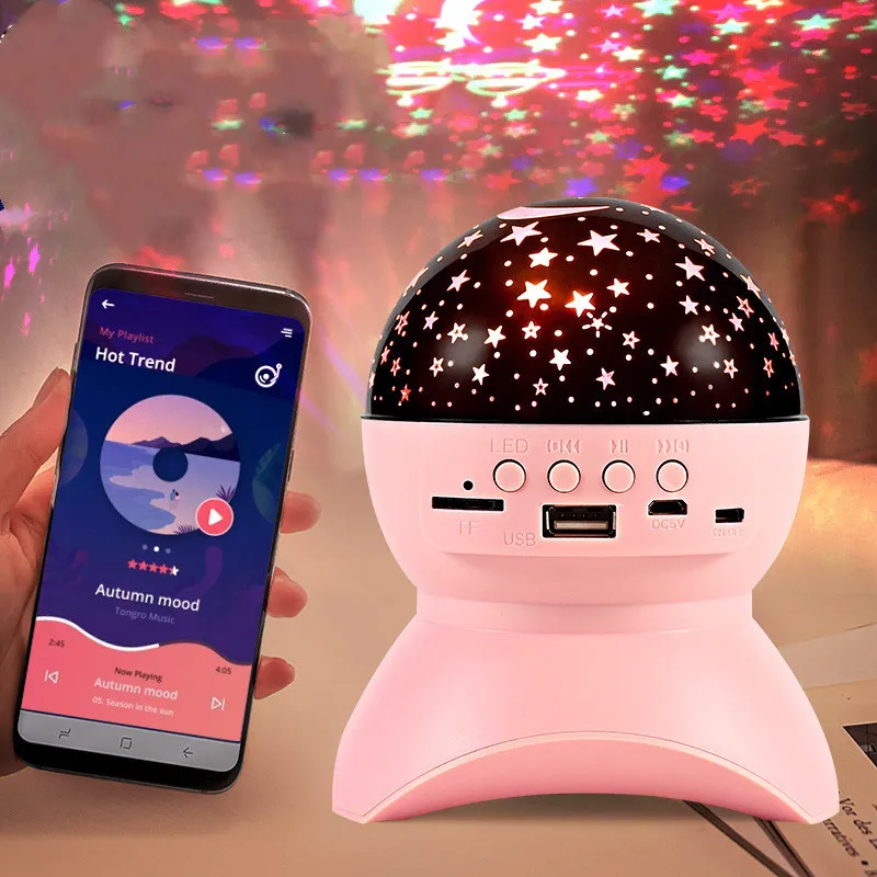 Bluetooth Audio Dream Projector Led Colorful Speakers – image 2