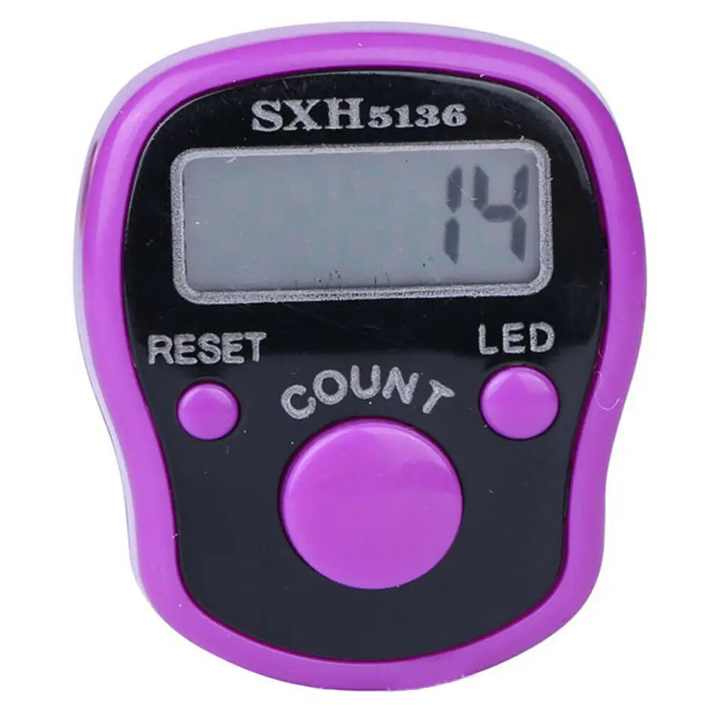 Buddha Finger Counter Ring Electronic Led Luminous