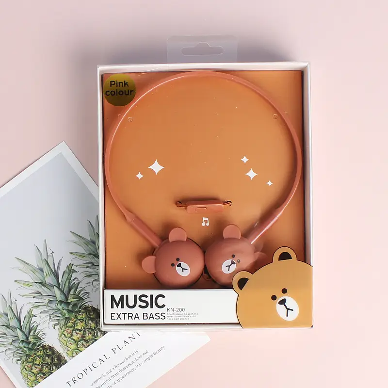 Cute Cartoon Animal Pattern Head-Mounted Voice Call Headset
