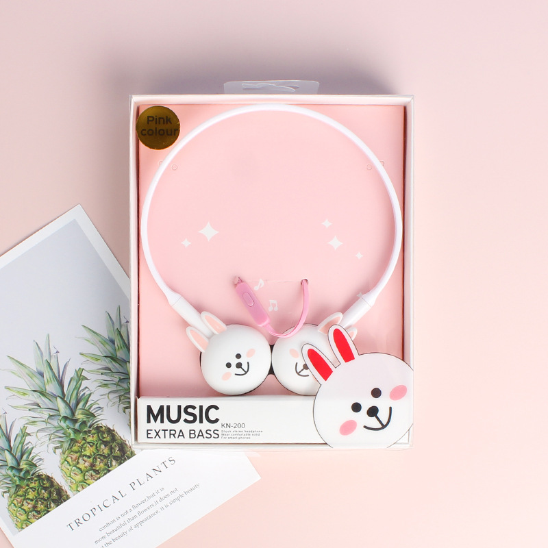 Cute Cartoon Animal Pattern Head-Mounted Voice Call Headset - Image 4
