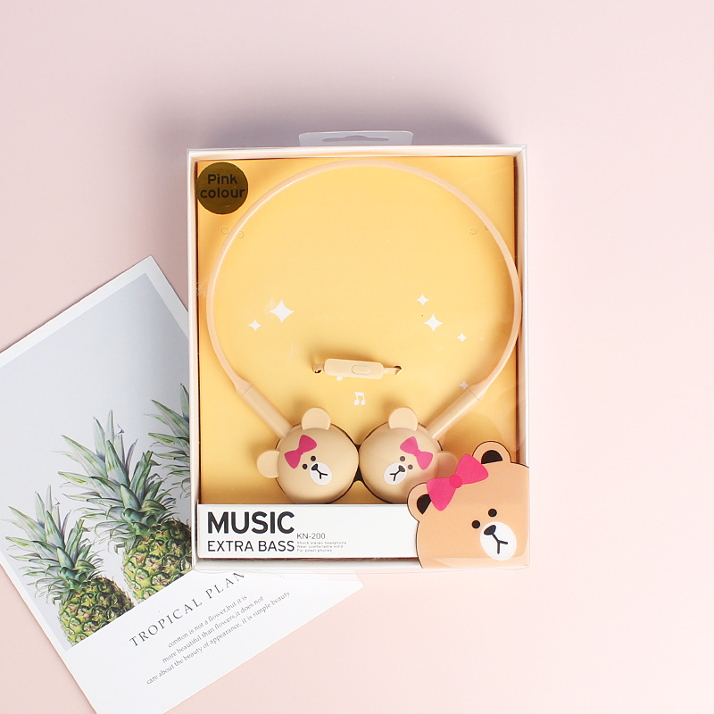Cute Cartoon Animal Pattern Head-Mounted Voice Call Headset - Image 6