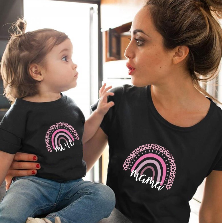 Red Wine Partner Graphic Print T-Shirt Good Friend Sister Short-Sleeved Couple