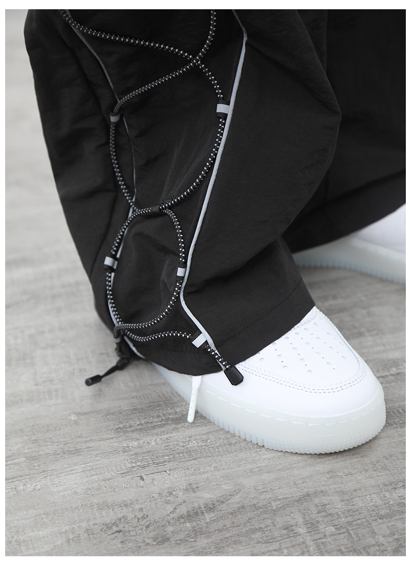 Title 10, Loose Straight Leg Tethered Long Trousers offer...