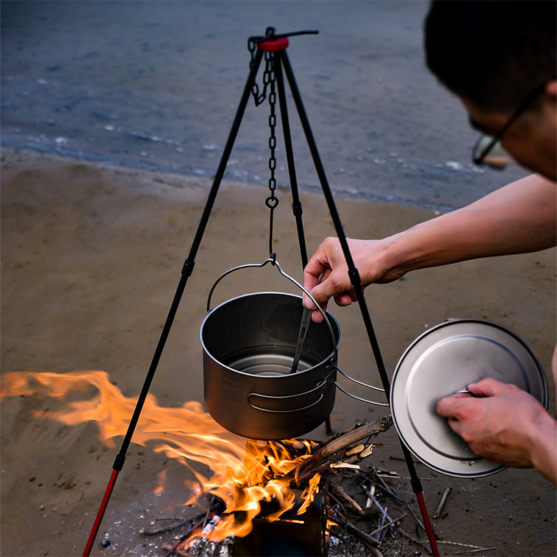 Compatible with Apple, Outdoor Campfire Tripod BBQ Barbecue