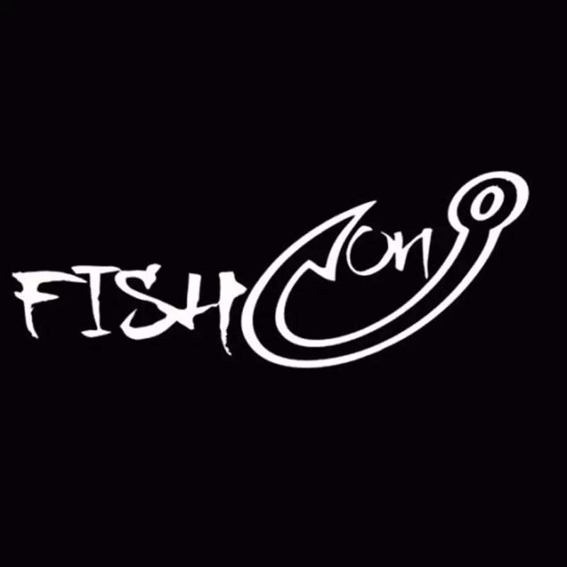 Outdoor Sports Car Stickers Fishing Hook Go