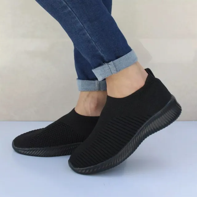 Breathable Sports And Leisure Flying Shoes Black - Shop at LoveMi