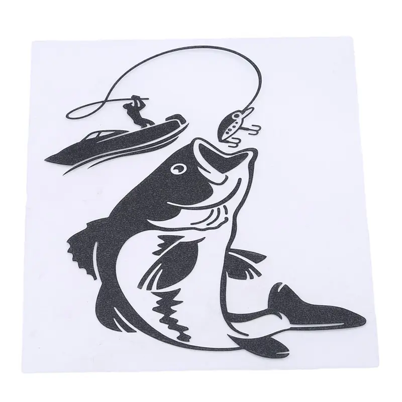 Outdoor Sports Car Stickers Boat Fishing Go