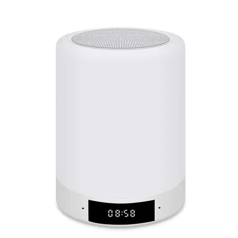 Usb Night Light Rechargeable Bluetooth Speaker Mini Alarm Clock