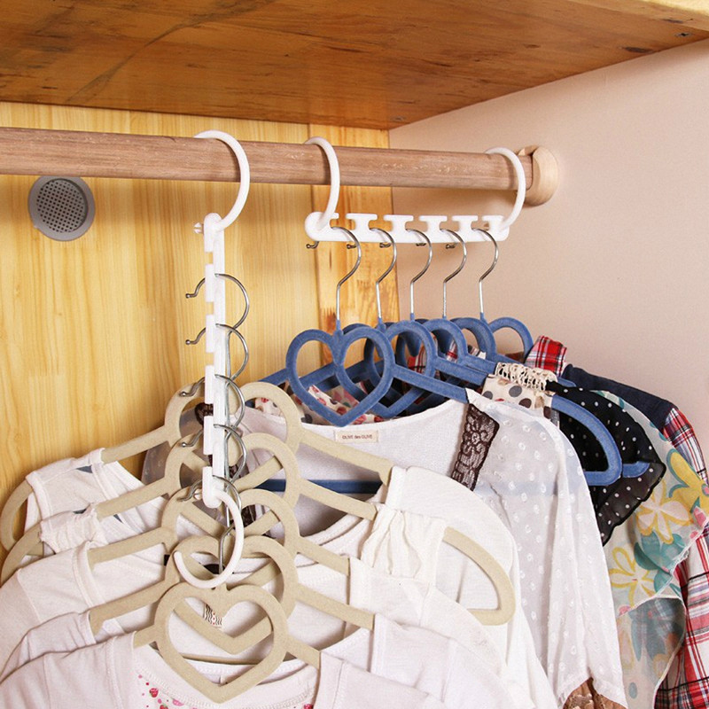 Multifunctional Foldable Windproof Clothes Rack Wardrobe Storage Clothes Rack Drying Rack Magic Clothes Rack 8 Pack