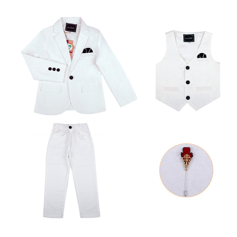 White threepiece suit