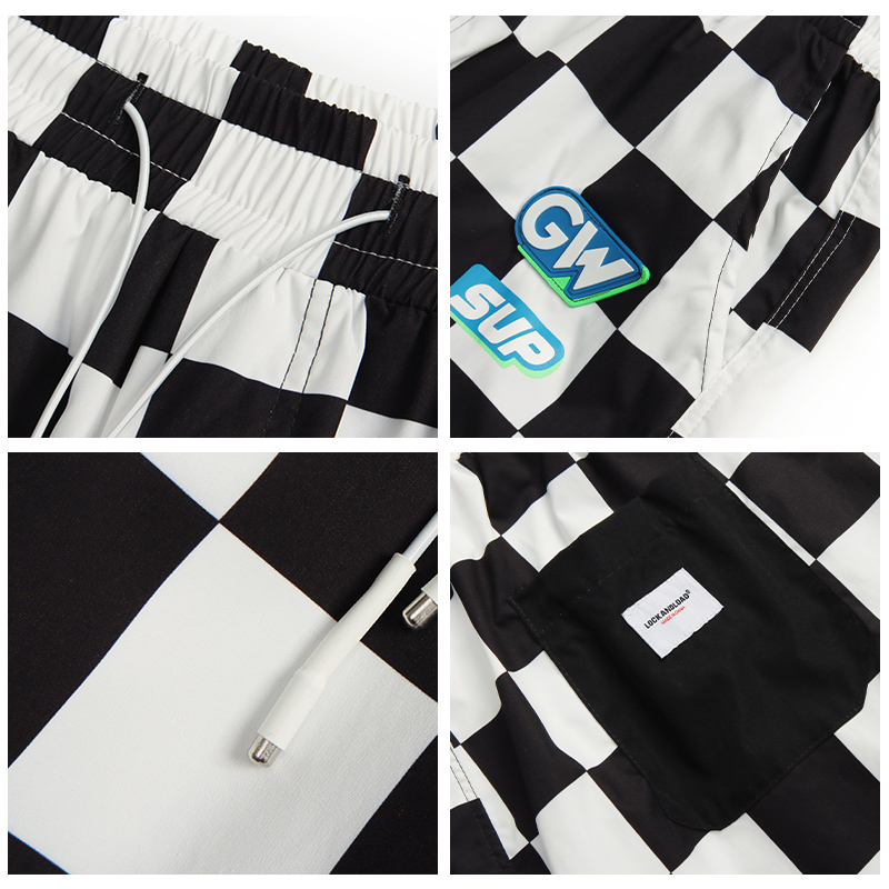 Japanese High Street Sports Style Basketball Wide-Leg Pants