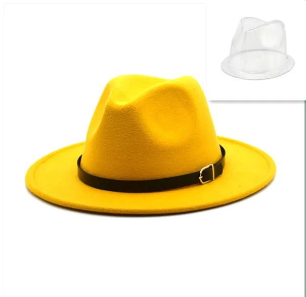 Female retro woolen hat Yellow With Cap Rest - Shop at LoveMi