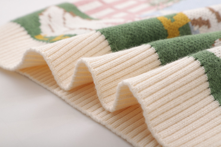 Collocation Loose Pullover Girl Student Sweater