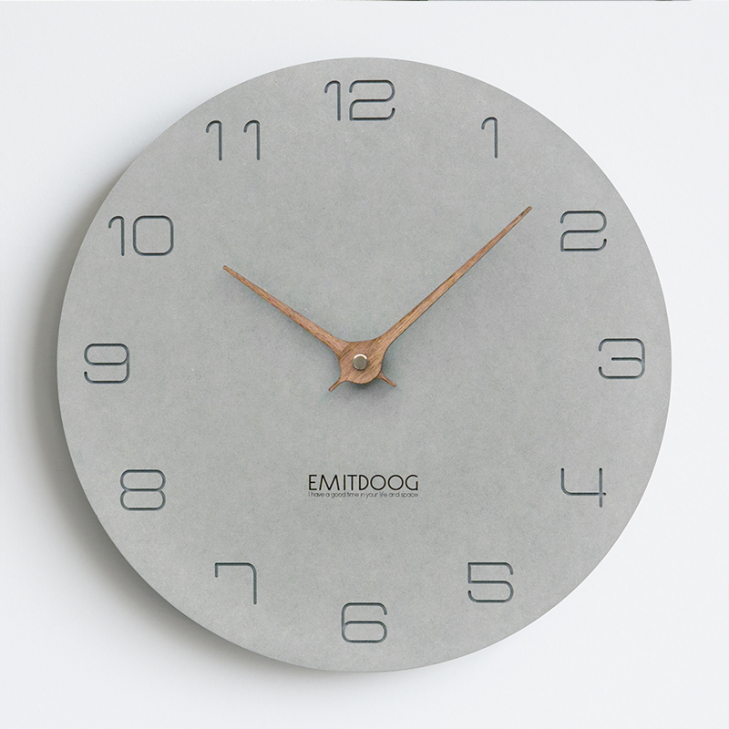 Clock Wall Clock Living Room Household Silent Wooden Wall Watch
