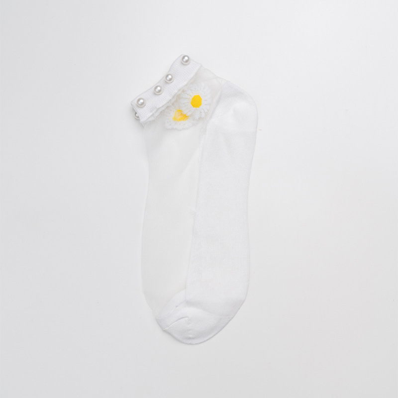 Title 5, Crystal Glass Silk Stockings Pearl Cotton Botto...