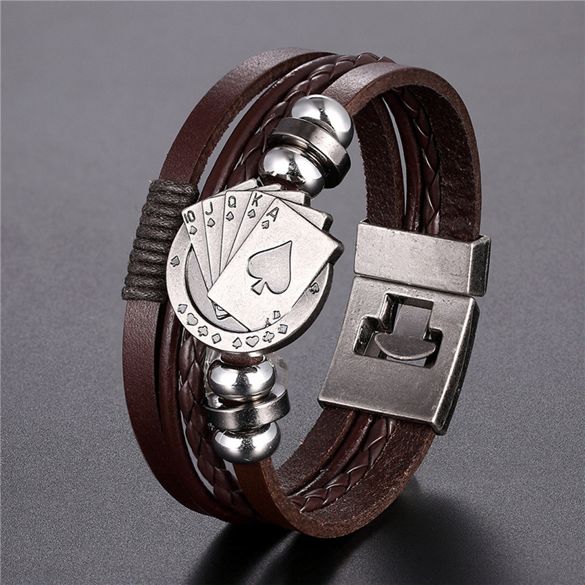 Woven Bracelet Popular Poker Bracelet