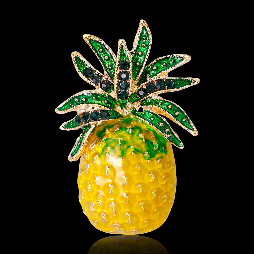 Title 2, Obstbrosche, tropfendes Öl, Ananas-Corsage