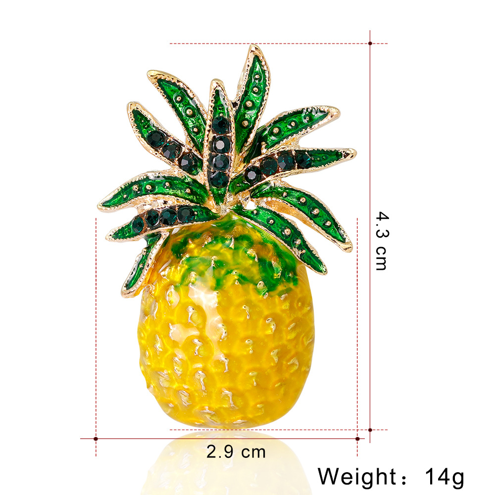 Title 5, Obstbrosche, tropfendes Öl, Ananas-Corsage