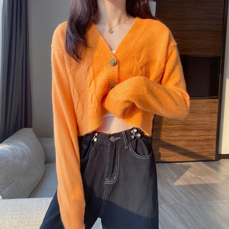 Net Celebrity Cardigan Sweater Women's Spring New Style Old And Retro Outside With A Gentle Wind Short Twist Small Jacket